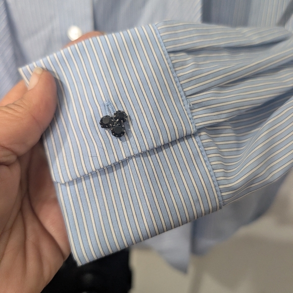 Sandro Carrillon Beaded Collar Dress Shirt - Picture 5 of 6